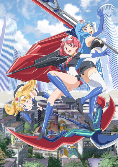 Robot Girls Z Petit Character Short Anime постер